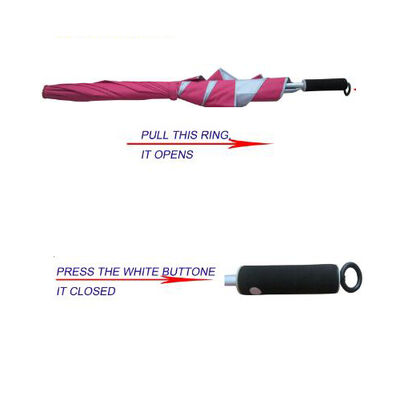 Extended Windproof Irregular Backpack Umbrella Commuter Protection