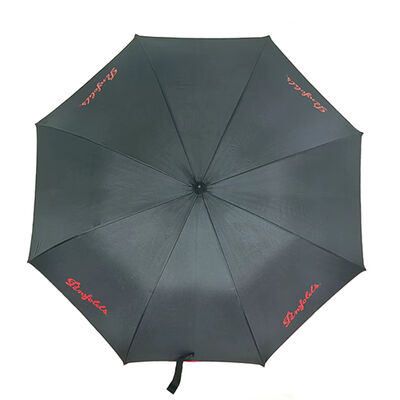 60-inch Promotional Manual Straight Umbrella with Fiberglass Frame and Waterproof Canopy