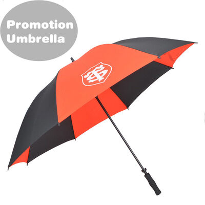 54-inch Promotional Golf Umbrella with Fiberglass Ribs and 3-Year Warranty