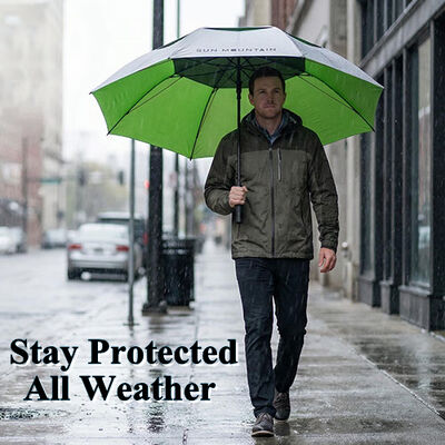 68 Inch Professional Golf Umbrella with Windproof and UV50+ Protection for All Weather