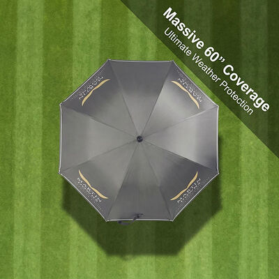 60" Custom Color Golf Umbrella with UV50+ Protection & Custom Club Logo