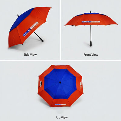 Red and Blue Color Automatic Open Umbrella