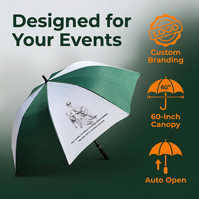Custom Memorial Golf Umbrella | 60 Inch Commemorative Keepsake Umbrella