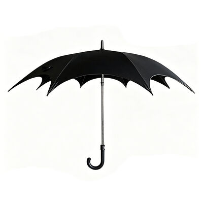 Gothic black long handle umbrella