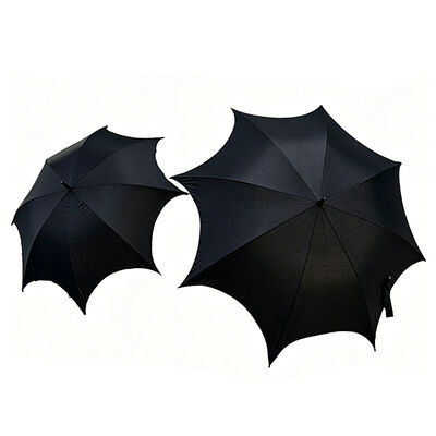 Gothic black long handle umbrella