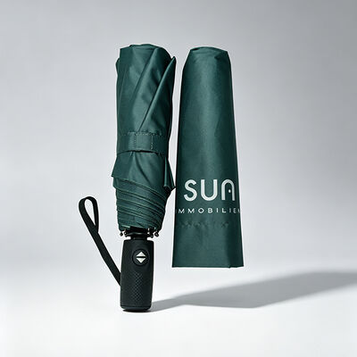 Custom Give Away Umbrella with Automatic Open & Close, 45-inch Large Canopy and Compact Portable Design for Promotional Gifts