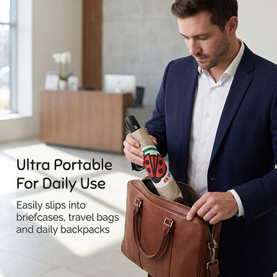 Custom Full-Printed Auto Open/Close Folding Umbrella with Wind Resistance Up to 40 mph and 3-Year Warranty