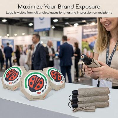 Custom Full-Printed Auto Open/Close Folding Umbrella with Wind Resistance Up to 40 mph and 3-Year Warranty