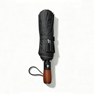 Custom Printed Logo Umbrellas Auto Foldable Umbrella