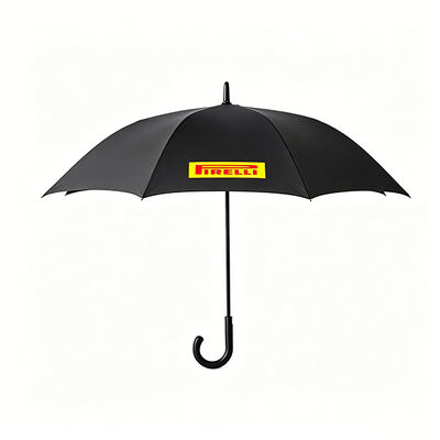 46 Inch Fiberglass Walking Stick Promotional Umbrella with Hidden Auto Button