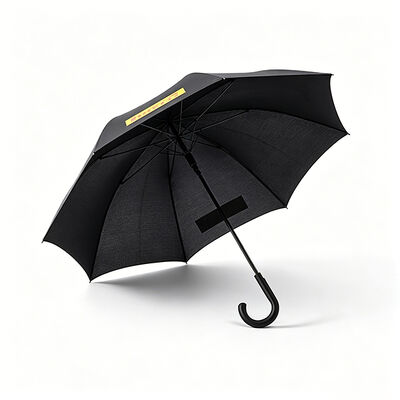 46 Inch Fiberglass Walking Stick Promotional Umbrella with Hidden Auto Button