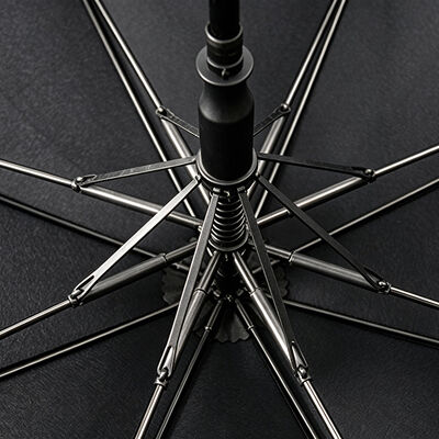 46 Inch Fiberglass Walking Stick Promotional Umbrella with Hidden Auto Button