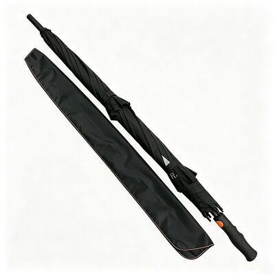 60 Inch Double Canopy Windproof Fiberglass Promotional Golf Umbrella