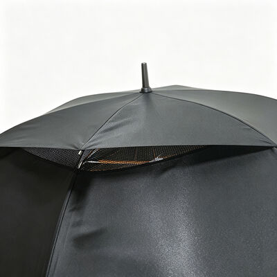 60 Inch Double Canopy Windproof Fiberglass Promotional Golf Umbrella