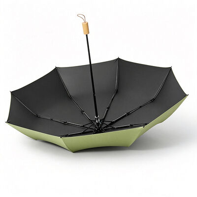 Ladies 3 Fold Manual UV Cooling Umbrella