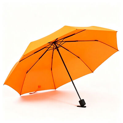 Wholesale 3 Fold Manual Umbrella with 190T Pongee Fabric 250g Ultra-Lightweight and 24cm Folded Compact Length for Promotions