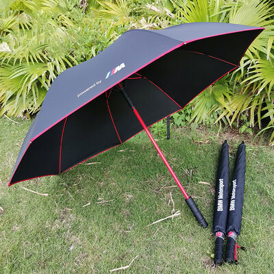 54 Inch Golf Umbrella with Fiberglass Frame and Automatic Open Mechanism for Wind Resistance