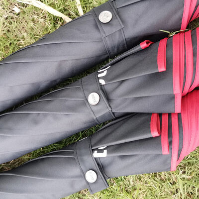 54 Inch Golf Umbrella with Fiberglass Frame and Automatic Open Mechanism for Wind Resistance