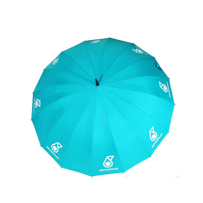 16 Ribs Custom Color Golf Umbrella with Leather Handle for Promotional Use