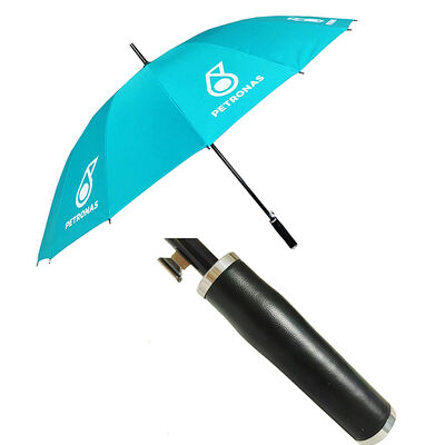 16 Ribs Custom Color Golf Umbrella with Leather Handle for Promotional Use