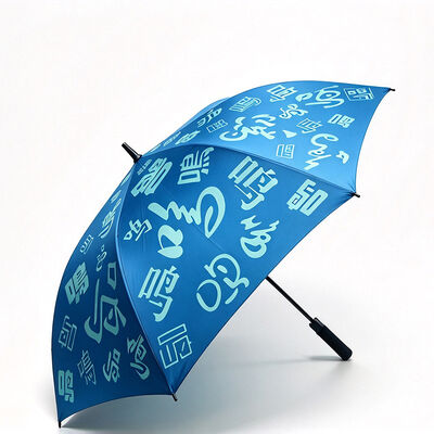 54 Inch Automatic Open Golf Umbrella Custom Printed Promotional Umbrella with 360 Degree Full Print for School Charity Events