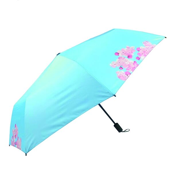 21 Inch Sturdy Foldable Umbrella With 2 In 1 Waterproof Tote Sleeve