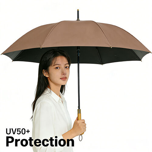 UV50+ Sun Protection Umbrella with Windproof & Waterproof Design and Fiberglass Ribs for Ultimate Outdoor UV Shield