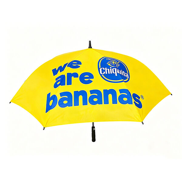 Custom Promotional Golf Umbrella with Full-Color Sublimation Print, Fiberglass Shaft & Ribs, and 3-Year Warranty