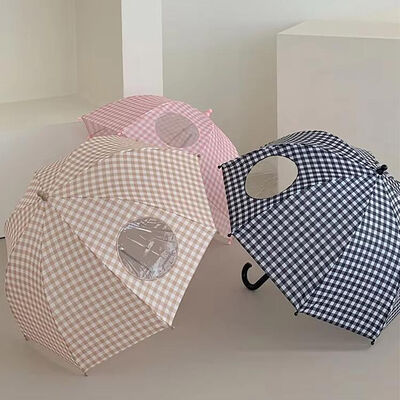 Windproof Transparent Kid's Umbrellas 19 Inch 8 Ribs 300g Weight